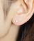 [ セカンドピアス]K18 ムーンストーンピアス(4mm)
