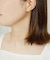 [ セカンドピアス] K18リリィカットペリドットピアス( YG)