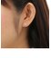 【K10ピンクゴールド】キュービックジルコニア ピアス