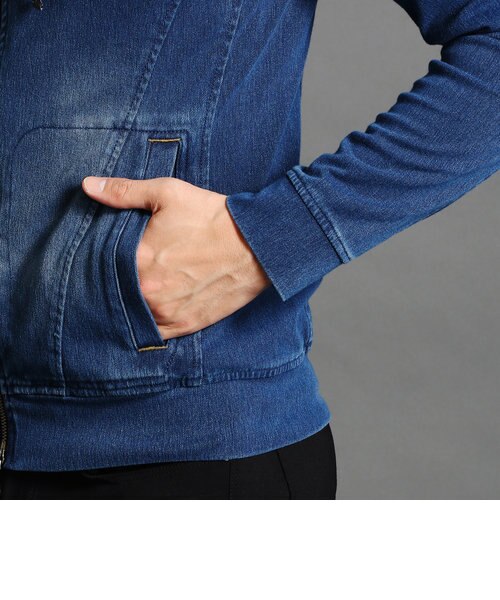デニムパーカー＆ロングカーディガン｜ニコルの通販｜&mall（アンド