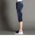 色落ち加工デニムハーフパンツ