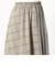切り替えチェック柄スカート