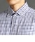 ギンガムチェック半袖ドレスシャツ
