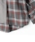 切り替えチェックシャツ