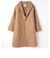 ニットダブルフェイス・ボタンレスコート