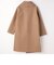 ニットダブルフェイス・ボタンレスコート