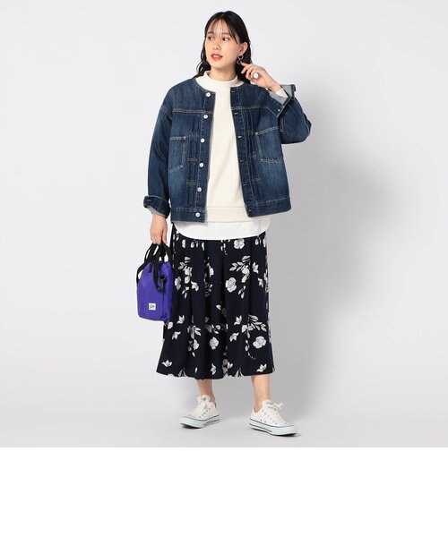 ノーカラー抜け感デニムジャケット｜ニコルの通販｜&mall