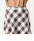 ブロックチェック　フレアスカート