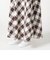 ブロックチェック　フレアスカート