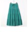 4段ティアード　スラブロングスカート