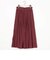 ヴィンテージサテン消しプリーツスカート