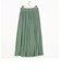 ヴィンテージサテン消しプリーツスカート