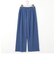 プリーツワイドパンツ／無地／カットオフ