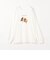 dog&catフォトプリントチュニックロンTEE