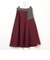 アシンメトリーブロッキングスカート