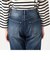 ストレッチ　ボーイフレンド風テーパードデニムパンツ