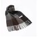 【ex/tra】カシミヤ100% チェック柄マフラー