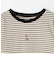 キツネ刺繍リンガーロンTEE