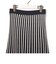 配色ラインニットプリーツスカート