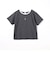 キツネ刺繍リンガーTシャツ