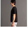 バスケットチェック ニットTシャツ