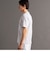 シャドーチェック キーネックTシャツ