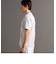 シャドーチェック キーネックTシャツ