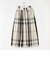 タフタチェックスカート