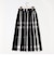 タフタチェックスカート