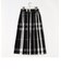 タフタチェックスカート