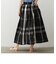 タフタチェックスカート