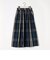 タフタチェックスカート