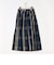タフタチェックスカート