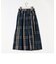 タフタチェックスカート