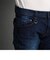 黒顔料ビットデニムパンツ