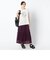消しプリーツ　楊柳シフォンスカート