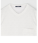 【RIELABO】チドリ柄ＶネックTシャツ