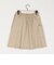アシンメトリープリーツ ミニスカート