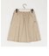 アシンメトリープリーツ ミニスカート