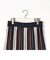 マルチストライプスカート