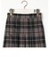 先染めチェックロングプリーツスカート