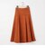 フェイクスェードフレアスカート