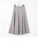 フェイクスェードフレアスカート