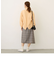 ラップ風フレア チェックスカート