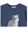 猫ジャガードニットプルオーバー