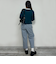 配色ステッチイージーサルエルパンツ