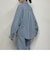 配色ステッチルーズCPOシャツ