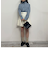 配色ステッチルーズCPOシャツ