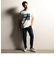【RIELABO】グラフィックプリントクルーネックＴシャツ