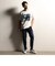 【RIELABO】グラフィックプリントクルーネックＴシャツ